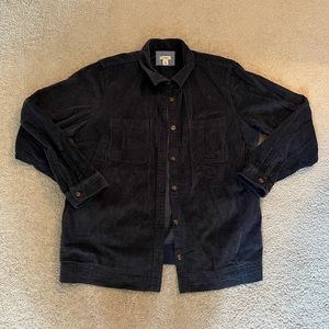 LL BEAN corduroy button up
